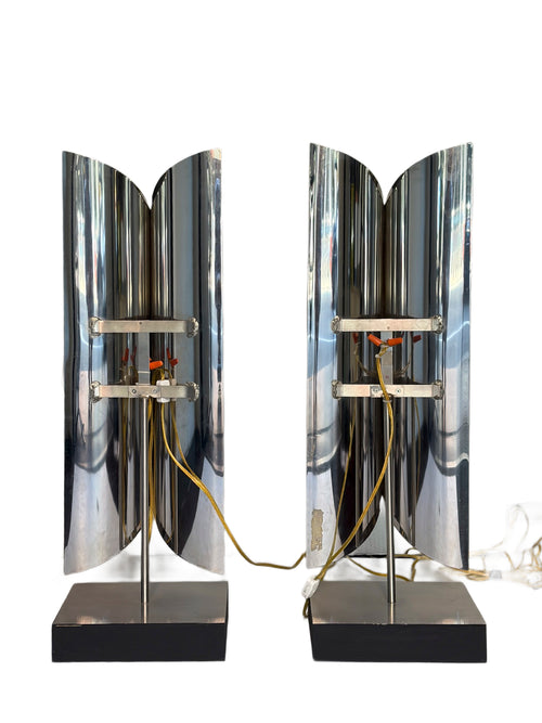 1970s Maison Charles Metal Light - aptiques by Authentic PreOwned