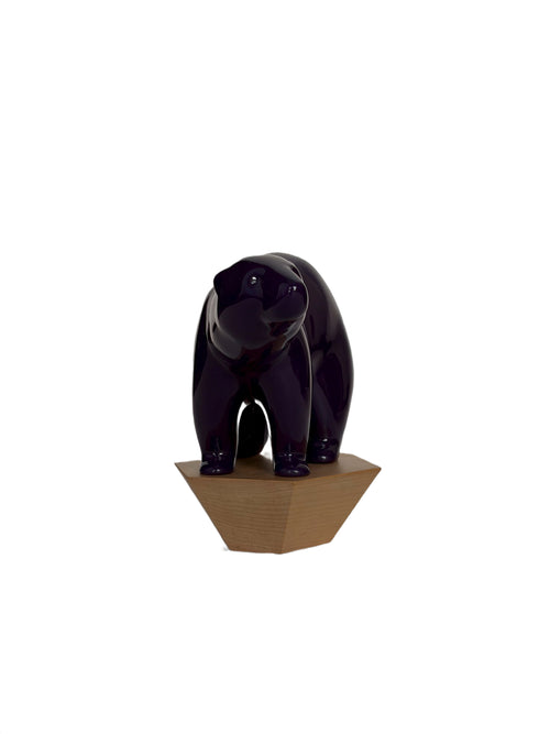 Myersberg Studios Ceramic Purple Bear - aptiques by Authentic PreOwned