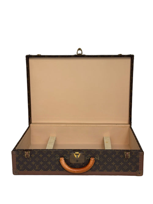 Mid Century Louis Vuitton Monogram Travel Case with Straps