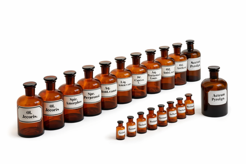 Vintage Apothecary Bottles - aptiques by Authentic PreOwned