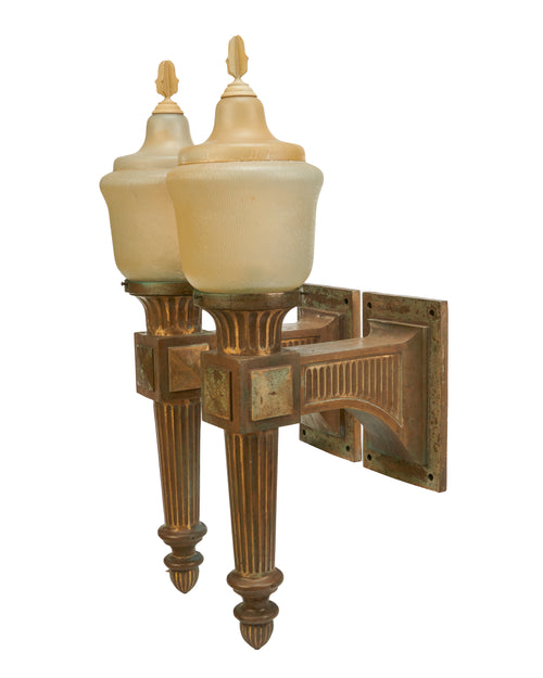 Historical -Lindbergh Viaduct Arch Bridge Light Fixtures - aptiques by Authentic PreOwned