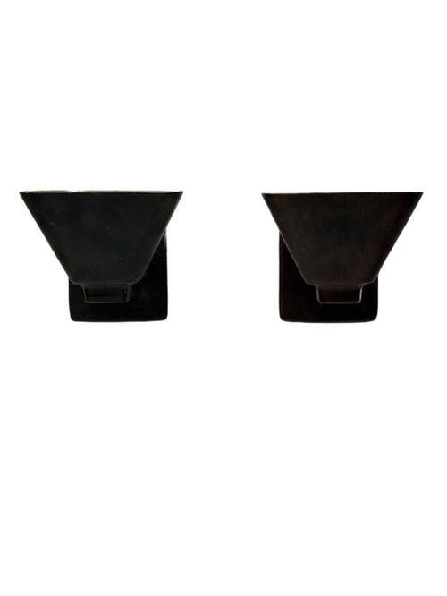 Vintage American Brutalist Sculptural Sconces - aptiques by Authentic PreOwned