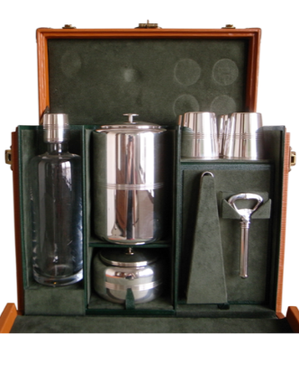 Louis Vuitton travelling whisky bar - aptiques by Authentic PreOwned