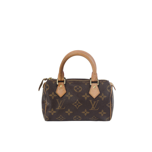 Louis Vuitton Mini Speedy with Strap - aptiques by Authentic PreOwned