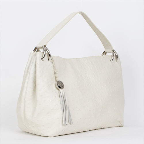 Furla Ostrich Handbag - aptiques by Authentic PreOwned