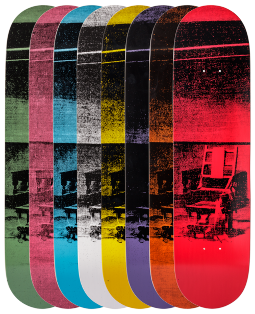 Andy Warhol-Electric Chair-Box-Skateboards - aptiques by Authentic PreOwned