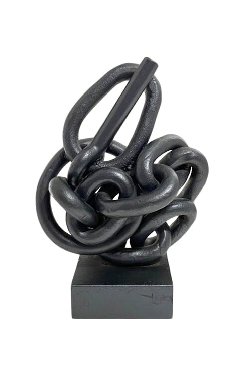 Metal Sculpture by Ted Oberman - aptiques by Authentic PreOwned