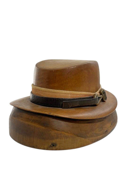 Vintage Western Wood Hat Block - aptiques by Authentic PreOwned