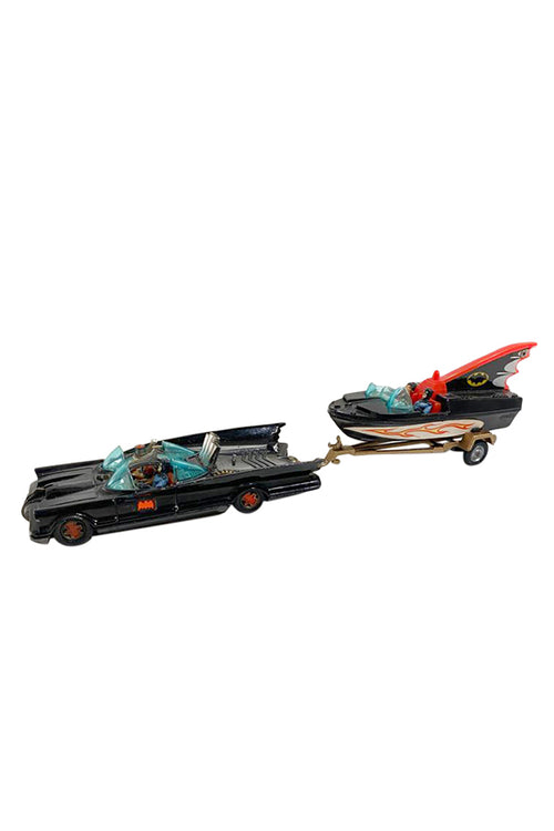 Corgi Batman & Robin Batmobile  &  Batboat - aptiques by Authentic PreOwned