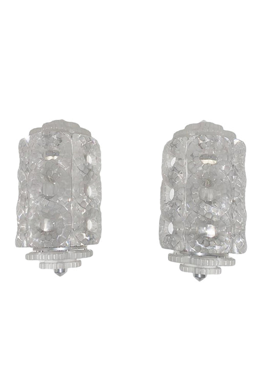 Vintage Lalique Seville Wall Sconces - aptiques by Authentic PreOwned