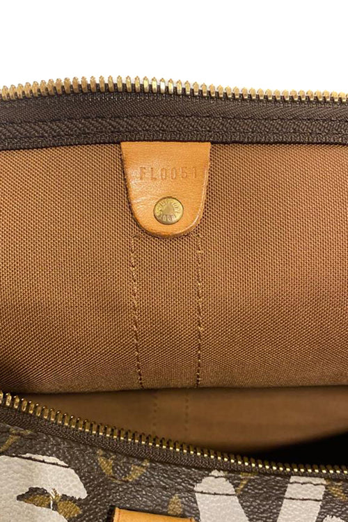 Louis Vuitton Graffiti -Stephen Sprouse Keepall 50 - aptiques by Authentic PreOwned
