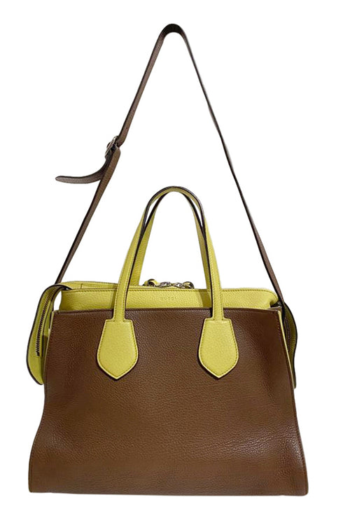 Gucci Pebble Leather Handbag - aptiques by Authentic PreOwned